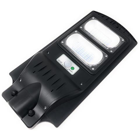 Lampione Stradale A Led Da 60w Energia Solare Con Pannello E Telecomando - Foto 2