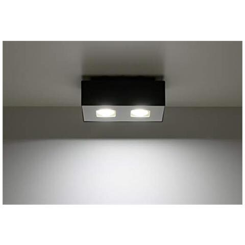 Mono 2 Plafond, Acciaio, Nero, Bianco - Foto 2