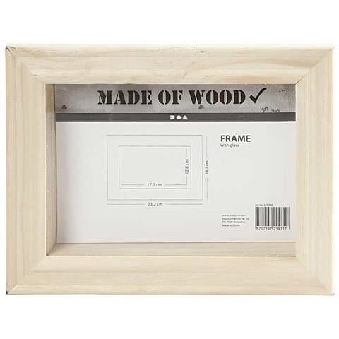 Cornice In Legno 3d - 23,2 X 18,2 X 2,5 Cm - Foto 1