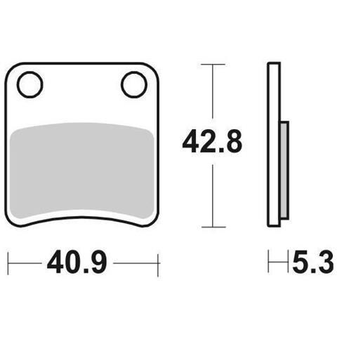 Pastiglie Freno 209hf - Foto 1