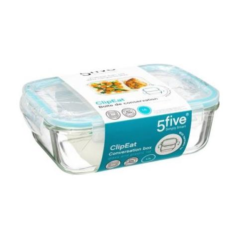 Contenitore Per Il Pranzo In Vetro, 2 Camere, 1,1 L - Foto 3