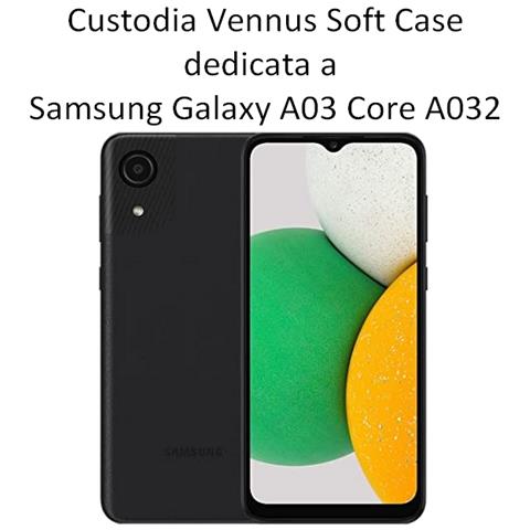 Custodia Tpu Silicone Lite Cover Soft-case Per Samsung Galaxy A03 Core A032 Light Pink - Foto 2