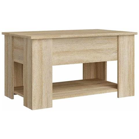 Tavolino Da Salotto Rovere Sonoma 79x49x41 Cm Legno Multistrato - Foto 2