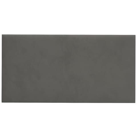 Pannelli Murali 12 Pz Grigio Scuro 30x15 Cm In Velluto 0,54 M - Foto 5