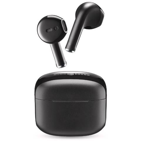 Auricolare Bluetooth Smart BTMSTWSSWAGK con Custodia di Ricarica Colore Nero - Foto 1