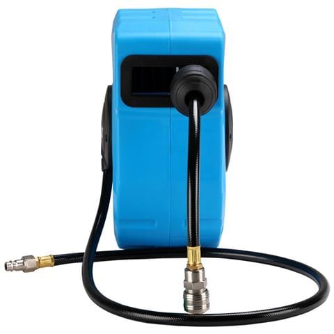 Avvolgitubo Aria Compressa Con Tubo 10 Mt Attacco 1/4 Fissaggio A Parete Muro - Foto 5