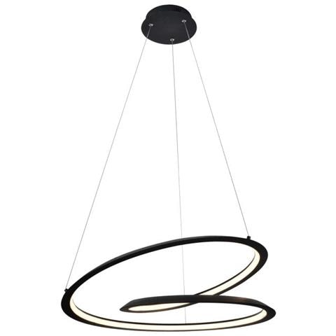 Lampada Ad Anello, Nero, D60 - Foto 1