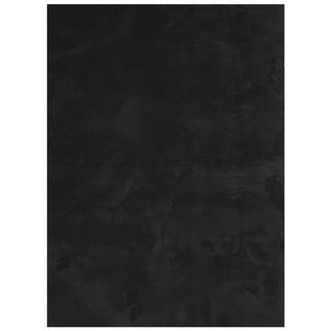 Tappeto A Pelo Corto Huarte Morbido E Lavabile Nero 240x340cm - Foto 1