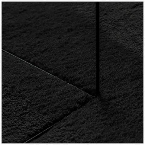 Tappeto A Pelo Corto Huarte Morbido E Lavabile Nero 240x340cm - Foto 9