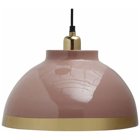 Lampadario Dkd Home Decor 33 X 33 X 24 Cm Rosa Metallo Lilla 50 W (2 Unità) - Foto 3