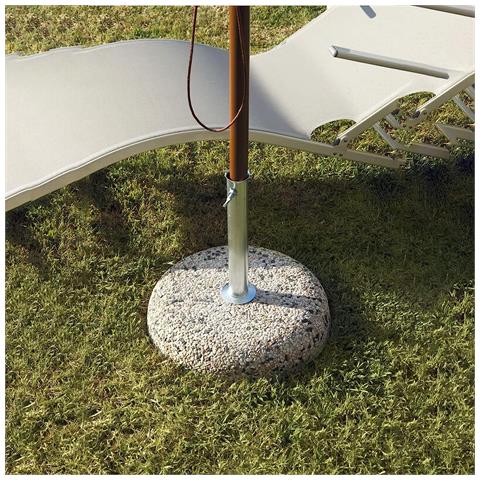 Base 35 Kg In Cemento E Ghiaia Per Ombrelloni A Palo Centrale - Foto 2