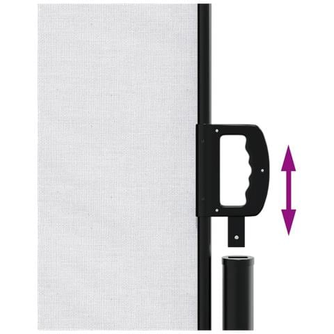 Tenda Da Sole Laterale Retrattile Bianco 180x600 Cm - Foto 10