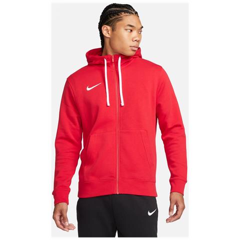 Felpa Con Cappuccio Full Zip Cw6887-657 Uomo Taglia 2Xl Colore Rosso - Foto 1
