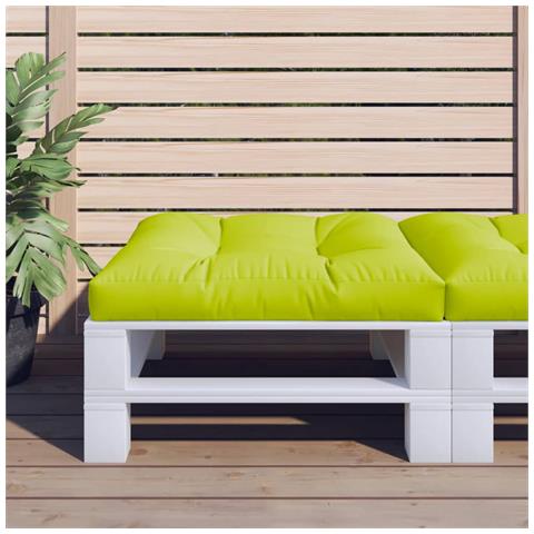 Cuscino Per Divano Pallet Verde Brillante 80x80x12 Cm - Foto 1