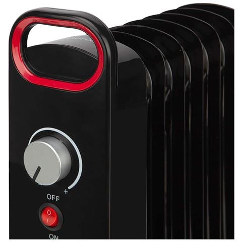 Radiatore Ad Olio Ro 1030 Junior con Termostato Regolabile Potenza 1000 W Colore Nero - Foto 4