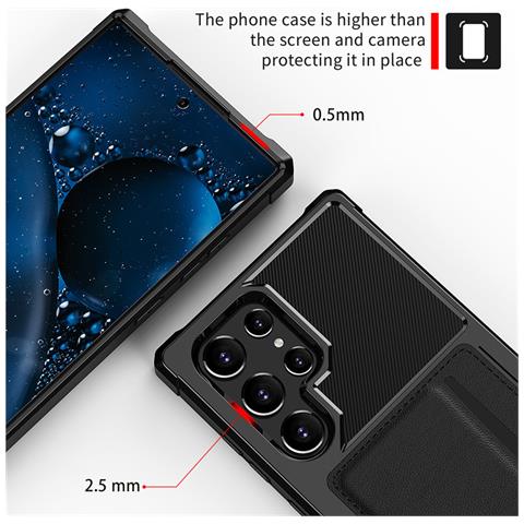Custodia Protettiva Per Samsung S9 Plus Con Portacarte - Foto 2