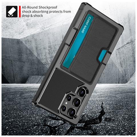 Custodia Protettiva Per Samsung S9 Plus Con Portacarte - Foto 5