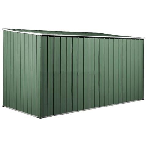 Casetta Giardino Lamiera Box In Acciaio Zincato 345x186cm X H1.92m - 98kg - 6.42mq - Verde - Foto 5