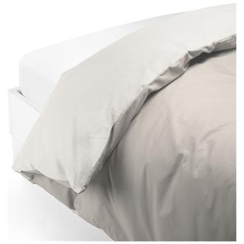 Sacco Copripiumino In Cotone Colore Bianco Misura Matrimoniale - Foto 2