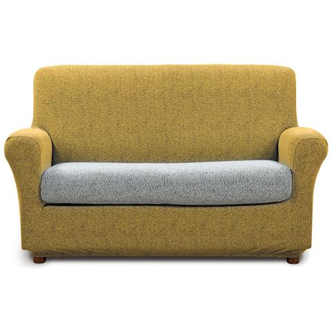 Copridivano Elasticizzato Cosmic In Cotone Colore Giallo Misura 2 Posti - Foto 1