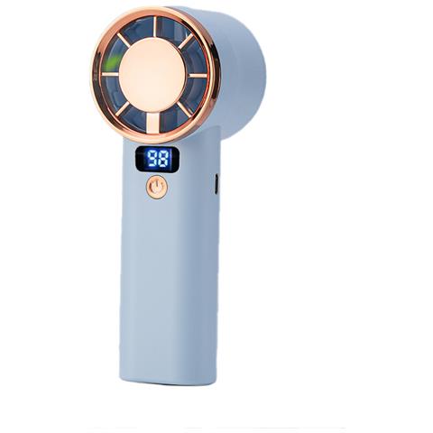 Ventilatore Portatile Verde Menta: Raffreddamento Portatile Con Batteria A Lunga Durata Blue - Foto 1