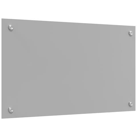 Schienale Cucina Grigio Chiaro 70x40x0,6 cm Vetro Temperato - Foto 1