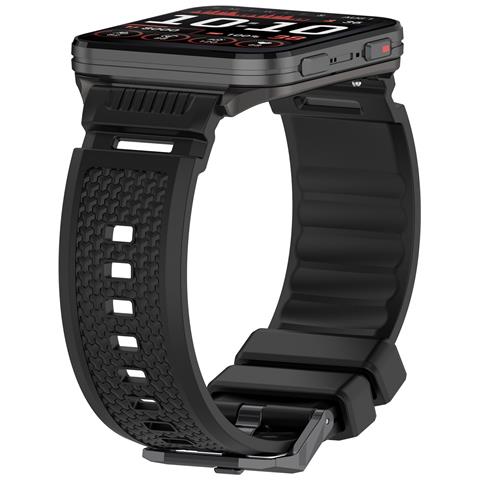 Cinturino In Silicone Compatibile Con Garmin Venu X1: Sportivo, Traspirante E Confortevole Black - Foto 2