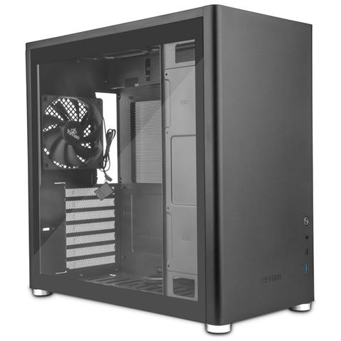 Pc Case Hussar Plus Atx Vetro Temperato Usb 3.2 Nero - Foto 1