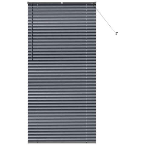 Tenda per Finestra con tende Manuale Grigio scuro Alluminio - Foto 1