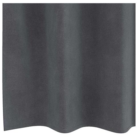 Tende con tende 2 pcs Grigio chiaro 140 x 225 cm Velluto - Foto 2