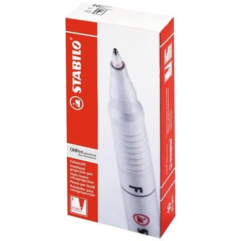 OHPen universal Cancellabile - Marcatore - Tratto Fine (0,7 mm) - Confezione da 10 - Nero - Foto 4