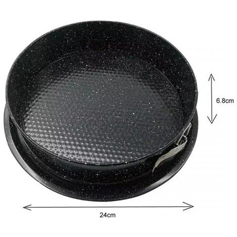 KH-1782 Tortiera in marmo rotonda antiaderente 24 cm - Foto 4