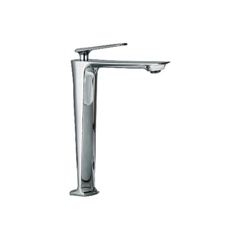 Rubinetto per lavabo da bagno, Blackswan, tipo M202, modello alto cromato, misura 28 cm - Foto 1
