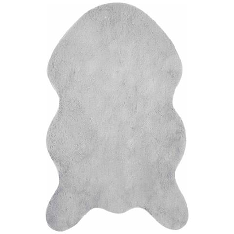 Tappeto in Pelliccia Sintetica di Coniglio Olite Grigio - Foto 1