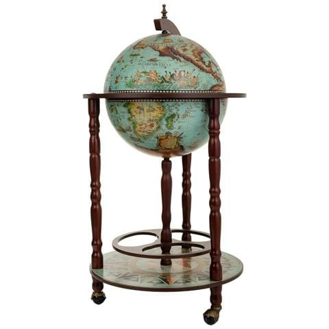Mobile Porta Bottiglie Globo Terrestre 44,3x44,3x87 - Foto 2