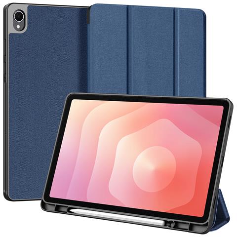 Cover per Galaxy Tab S11 - Pelle /PU, Blu - Foto 1