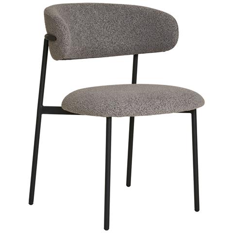 Set Di 2 Sedie Mira-grigio-tessuto-59x55x79,5 Cm - Foto 1