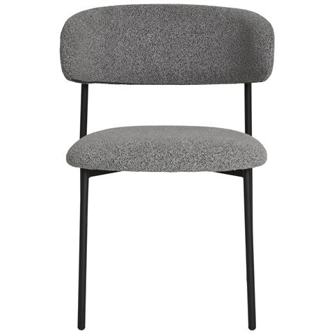 Set Di 2 Sedie Mira-grigio-tessuto-59x55x79,5 Cm - Foto 2