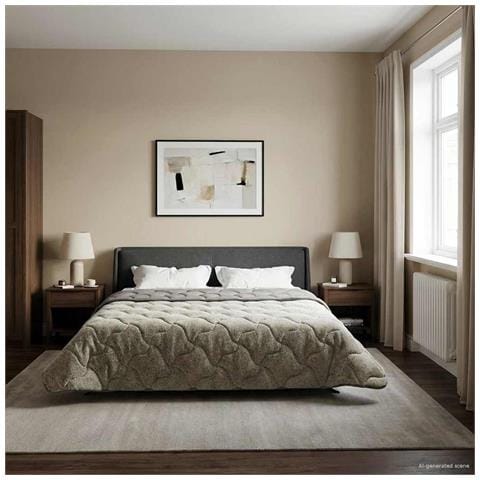 Duvet Estivo Trapuntato Grigio chiaro 200 x 220 cm - Foto 2