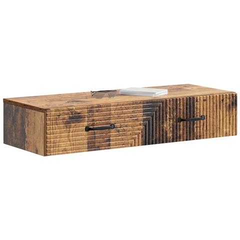 Tavolino da Parete Laterale Legno antico 87,5 x 34,5 x 17 cm - Foto 2