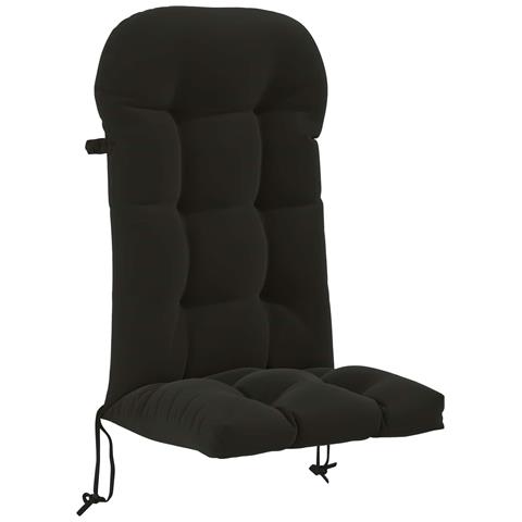 Cuscino per Lounger Sole PUTTEN 100% Poliestere Nero - Foto 1