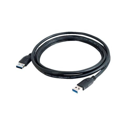 Cavo USB - USB Type A (M) a USB Type A (M) - USB 3.0 - 1 m - nero - Foto 2