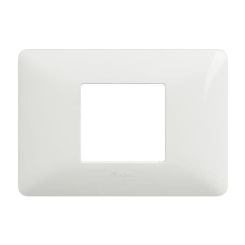 Matix - Placca 2 Posti Centrati Bianco - Foto 2