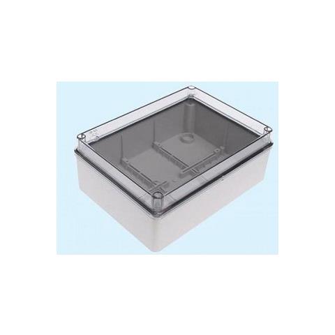 13527 Scatola Stagna A Pareti Lisce Coperchio Trasparente Ip56 240x190x190 - Foto 1