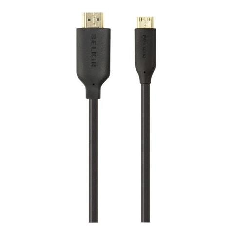 Mini HDMI - HDMI, 3m 3m HDMI Type C (Mini) HDMI Type A (Standard) Nero cavo HDMI - Foto 1