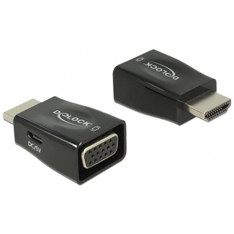 65902 HDMI A VGA Nero cavo di interfaccia e adattatore - Foto 1
