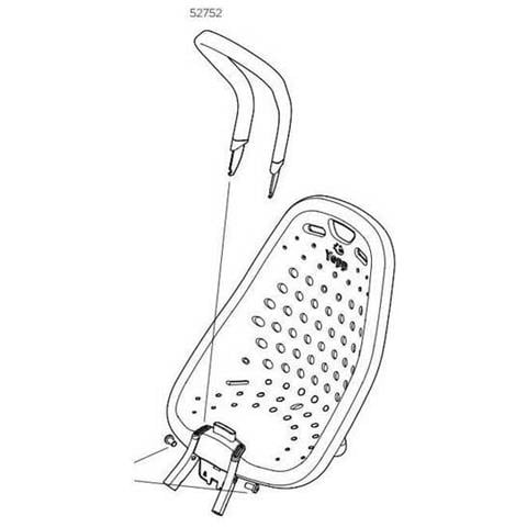 Ricambi Yepp Mini Child Carrier Replacement Handlebar Trasporto One Size - Foto 1