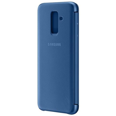 Custodia Cover Flip Case Originale Samsung Ef-wa605 Blu Per Galaxy A6 Plus 2018 - Foto 2