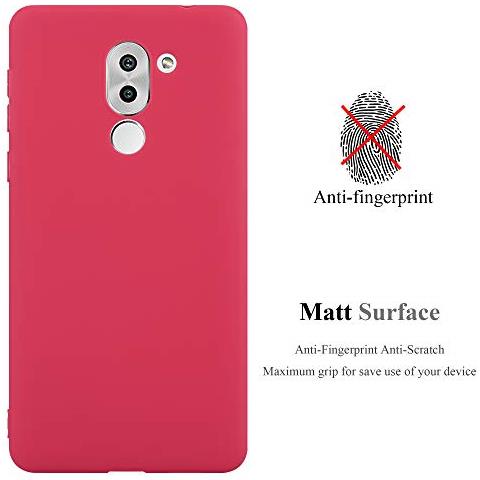 Custodia Compatibile Con Honor 6x In Candy Rosso - Coperchio Protettivo In Silicone Tpu Flessibile - Foto 2
