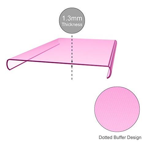 Custodia Compatibile Con Htc One M9 Plus In Rosa Transparente - Coperchio Protettivo In Silicone Tpu Flessibile - Foto 2